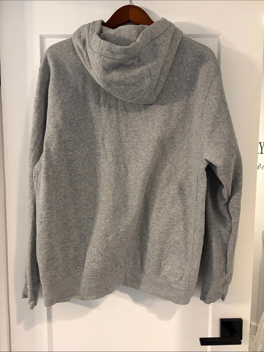 Nike Gray Hoodie with Purple NOOK Volleyball Logo.  Size L.  Never worn